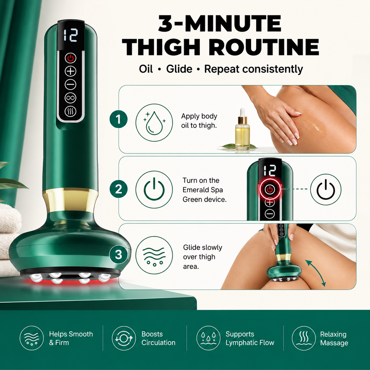 PoshPore™ ThighSculpt Cellulite Massager